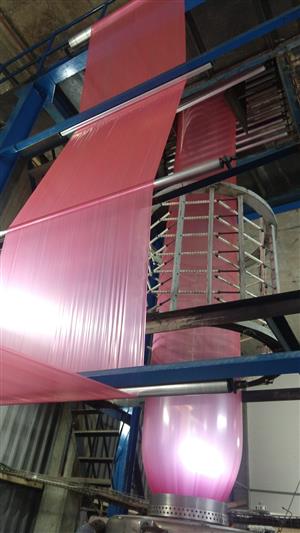 FOR SALE - TRIPLE CO-EX PLASTIC FILM EXTRUSION MANUFACTURING LINE