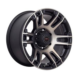 17″ A-Line Dagger 6/139 Satin Black with Tint Finish Alloy Wheels