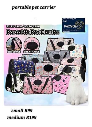 Portable pet carriers