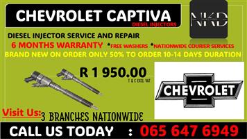 CHEVROLET CAPTIVA DIESEL INJECTORS