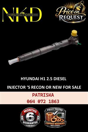 NEW & RECONDITIONED DIESEL INJECTORS FOR SALE - HYUNDAI H1 -DELPHI 