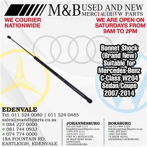 Bonnet Shock (Brand New) Suitable for Mercedes-Benz C-Class W204 Sedan/Coupe 2007-2014