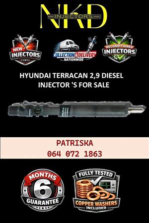DIESEL INJECTORS FOR SALE - NEW AND RECON FOR HYUNDAI 2.9 FOR SALE