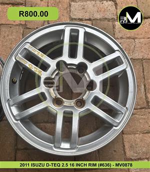 ISUZU D-TEQ 2.5 16INCH RIMS (MV0878)