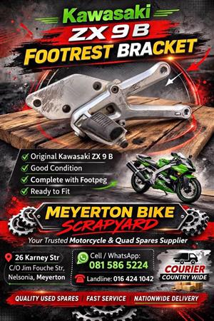 Kawasaki ZX 9 B footrest bracket