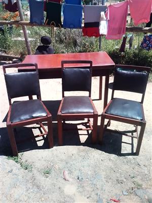 Table and chairs