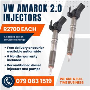 VW AMAROK 2.0 INJECTORS FOR SALE WITH WARRANTY INCLUDED 