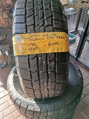 Set 4x Mitchelin LTX trail 18