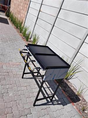 Gas flat top Griller 4burner  Flat top 2 of 400x450mm