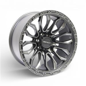 20″ QS-6143 6/139 Satin Gunmetal Alloy Wheels
