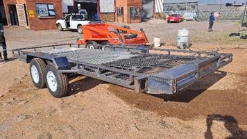 We manufacture Car Trailers-"Park it safe, Transport it great, with our Car Trailer."