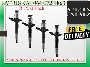 MAHINDRA SCORPIO BOSCH DIESEL INJECTORS FOR SALE OR TO RECON