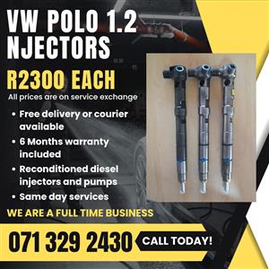 VW POLO 1.2 INJECTORS FOR SALE WITH WARRANTY INCLUDED IN 