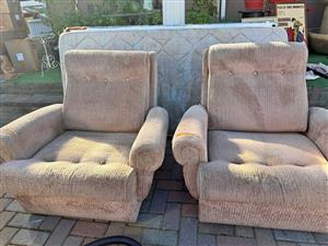 Vintage comfortable chairs