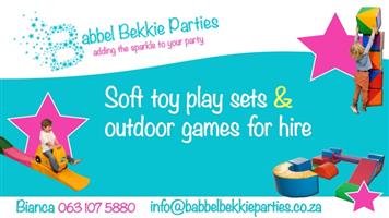 Babbel Bekkie Parties Outdoor Games & Soft Toy Hire