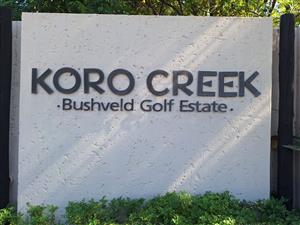Vacant Land Residential For Sale in Koro Creek Golf Estate