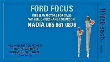FORD FOCUS DIESEL INJECTORS FOR SALE