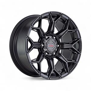 20″ A-Line Overdrive 6/139 Black Flow Form Alloy Wheels