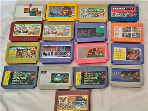Retro Famicom / Famiclone Game Cartridge Job Lot (17 Pieces) - Priced to Sell!