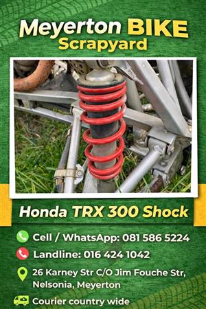 Honda TRX 300 shock. Meyerton bike scrapyard new & secondhand spares. Andre