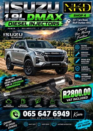SERVICES_FOR_1.9L_ISUZU_DMAX_DIESEL_INJECTORS_NKD_NATIONWIDE