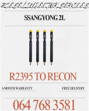 DIESEL SSANGYONG INJECTORS  EXCHANGE SOLD