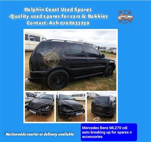 Mercedes Benz ML 270 cdi stripping