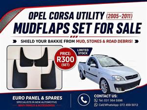 Opel Corsa Utility new Mudflaps Set for sale   