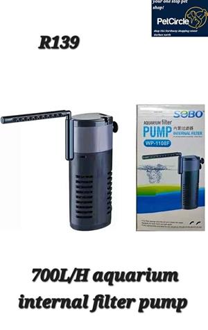 700L/H aquarium submersible internal filter pump