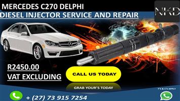 Mercedes C270 Delphi Diesel Injectors 