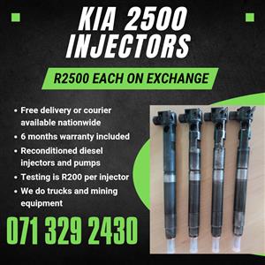 KIA 2500 INJECTORS FOR SALE WITH WARRANTY 