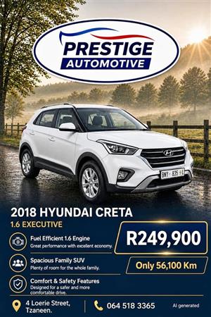 2018 Hyundai Creta 1.6 Executive