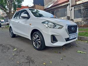 2019 DATSUN GO 1.2  MANUAL  PETROL  WHITE COLOR  120000KM 