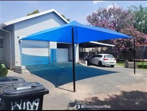 Shade net and carports