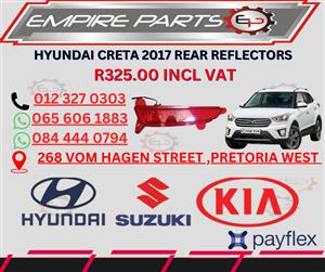 HYUNDAI CRETA 2017- LEFT OR RIGHT REAR REFLECTORS EACH NEW FOR SALE