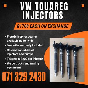 VW TOUAREG 2.0 INJECTORS FOR SALE WITH WARRANTY 