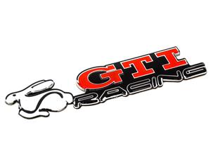 Gti Rabbit Racing Sticker Badge (14cm)