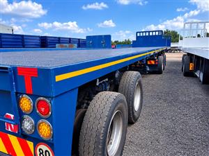  2007 UBT FLAT DECK SUPERLINK TRAILER - STRONG & READY 