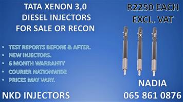TATA XENON 3,0 DIESEL INJECTORS FOR SALE OR RECON WITH WARRANTY