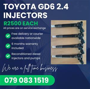 TOYOTA GD6 2.4 INJECTORS FOR SALE WITH WARRANTY 