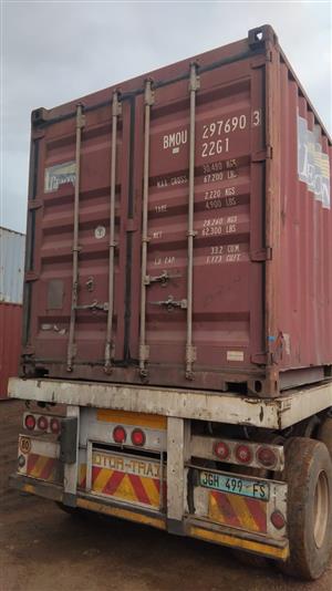 6m (20ft) Shipping Containers on Special in Johannesburg