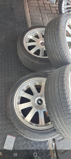 17 inch Connoisseur rims and tyres for sale