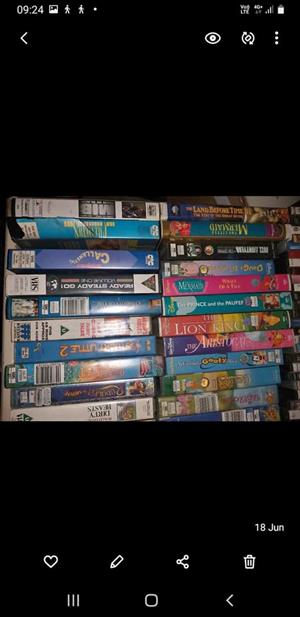 VHS videos,CDs,DVDs R1900 neg as a lot,over 400 in total.