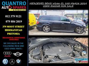 Mercedes Benz W166 GL 350 M6428 2014 Used Engine 