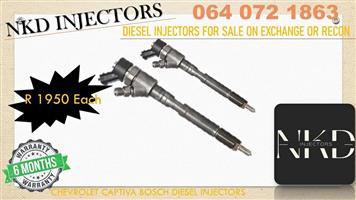 CHEVROLET CAPTIVA DIESEL INJECTORS FOR SALE ON SERVICES EXCHANGE OR TO RECON