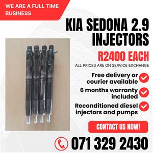 KIA SEDONA 2.9 INJECTORS FOR SALE WITH WARRANTY INCLUDED 