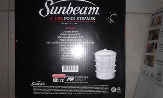 Sunbeam 3 tier food steamer