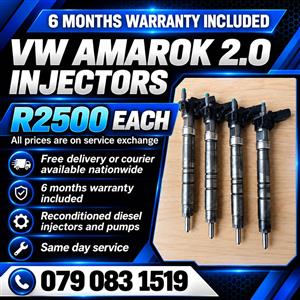 VW AMAROK 2.0 INJECTORS FOR SALE WITH WARRANTY 