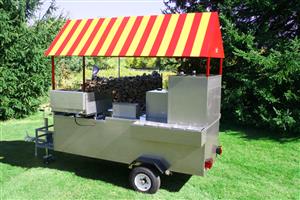 Fully Loaded Hot Dog Cart