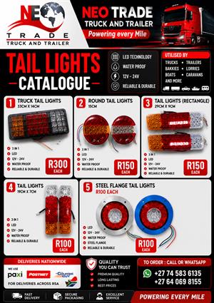 COMBINATION TAIL LIGHTS ON CLEARANCE SPECIAL 